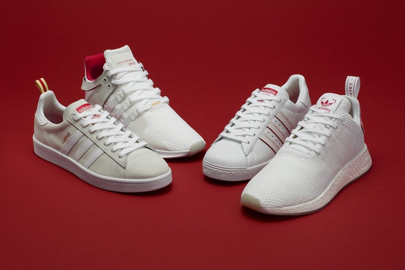 adidas Originals Chinese New Year NMD R2 EQT Support ADV Superstar Campus Footwear Sneakers Shoes 2018 Year of the Dog Zodiac Sign