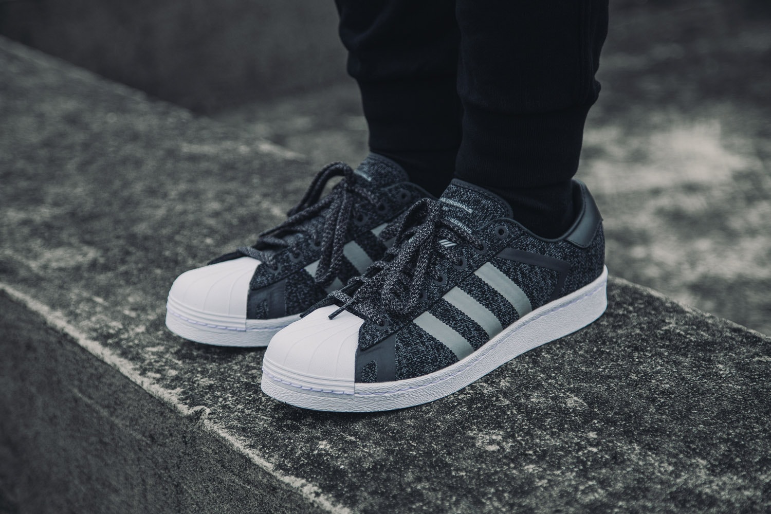 adidas Originals White Mountaineering Superstar Shoes 2018 January Drop Release date HBX collaboration primeknit