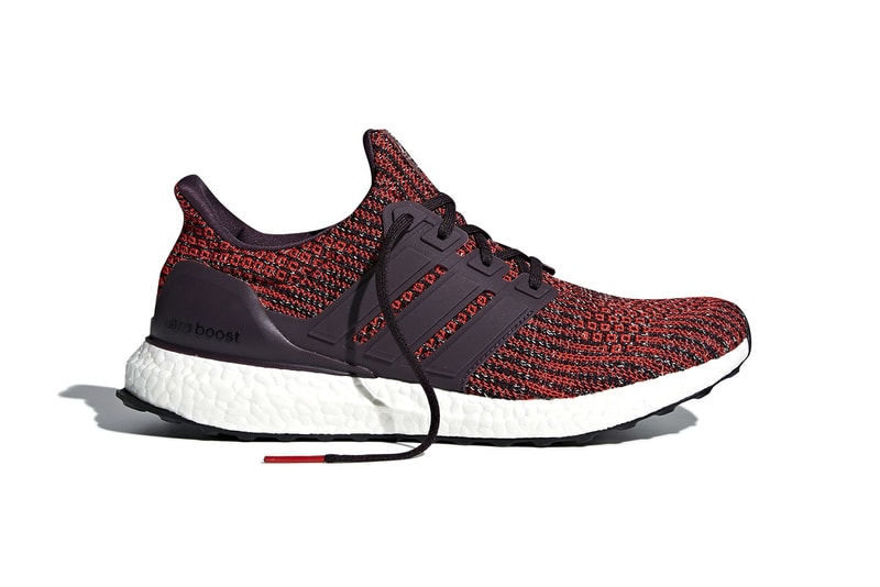 adidas UltraBOOST 4 0 Maroon Orange Burgundy 2018 February Release Date Info Sneakers Shoes Footwear