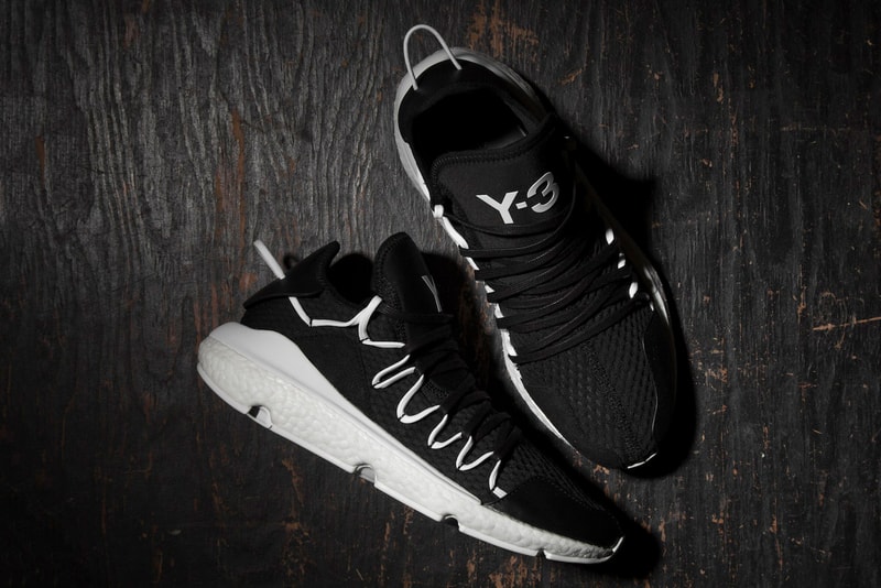 adidas Y 3 Kusari Core Black Yohji Yamamoto Black White Sneakers Runners Release Info Date Drops