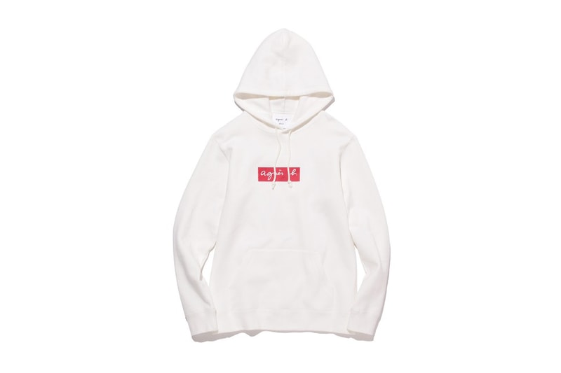 agnès b. ADAM ET ROPÉ Logo Hoodies White Red Blue Black Fall Winter 2017