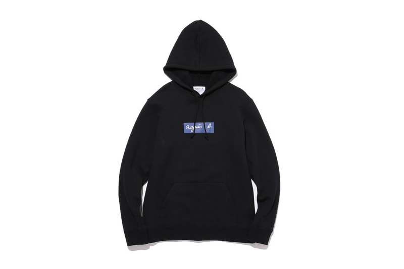 agnès b. ADAM ET ROPÉ Logo Hoodies White Red Blue Black Fall Winter 2017
