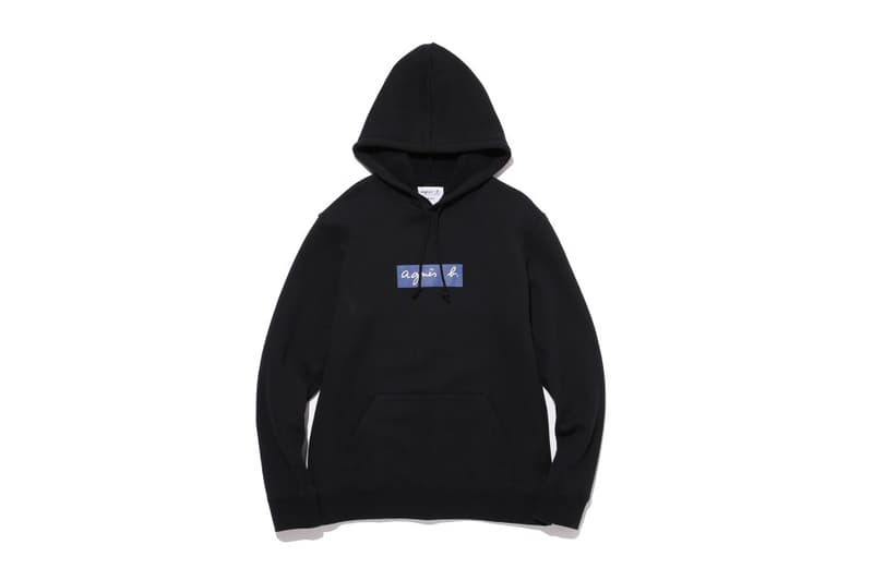 agnès b. ADAM ET ROPÉ Logo Hoodies White Red Blue Black Fall Winter 2017