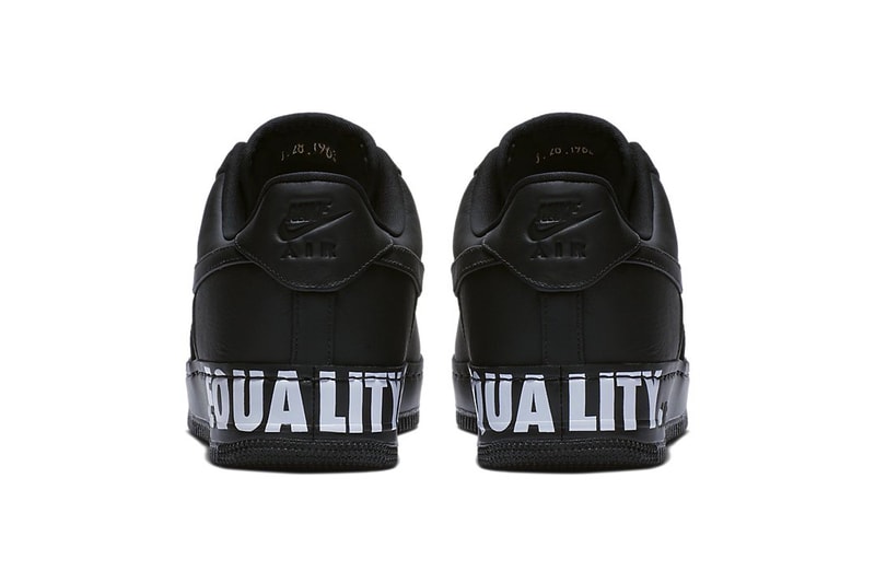 Nike Air Force 1 Air Jordan 1 Equality black white january footwear 2018 15 Release Date Info Sneakers Shoes Footwear Drops MLK Day Martin Luther King Jr