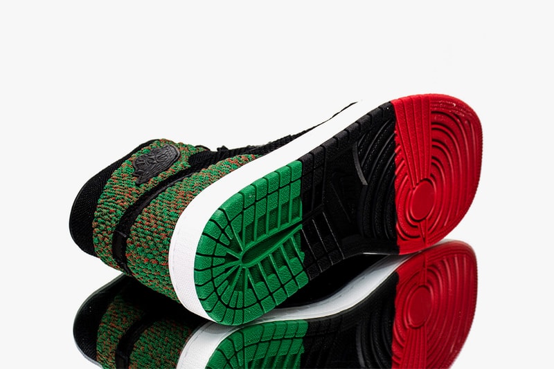 Air Jordan 1 Flyknit BHM Black History Month Closer Look february 2018 release