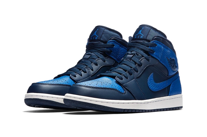 Air Jordan 1 Mid Royal Blue Obsidian Jordan Brand