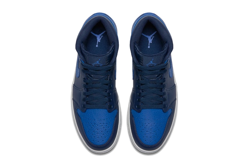 Air Jordan 1 Mid Royal Blue Obsidian Jordan Brand
