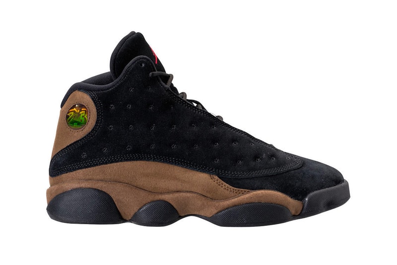 Air Jordan 13 Black Olive Suede January 20 2018 Release