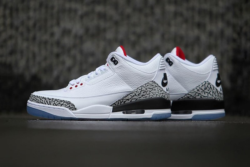 Air Jordan 3 Dunk Contest Detailed Look White Cement Clear Sole 1988 Michael Jordan