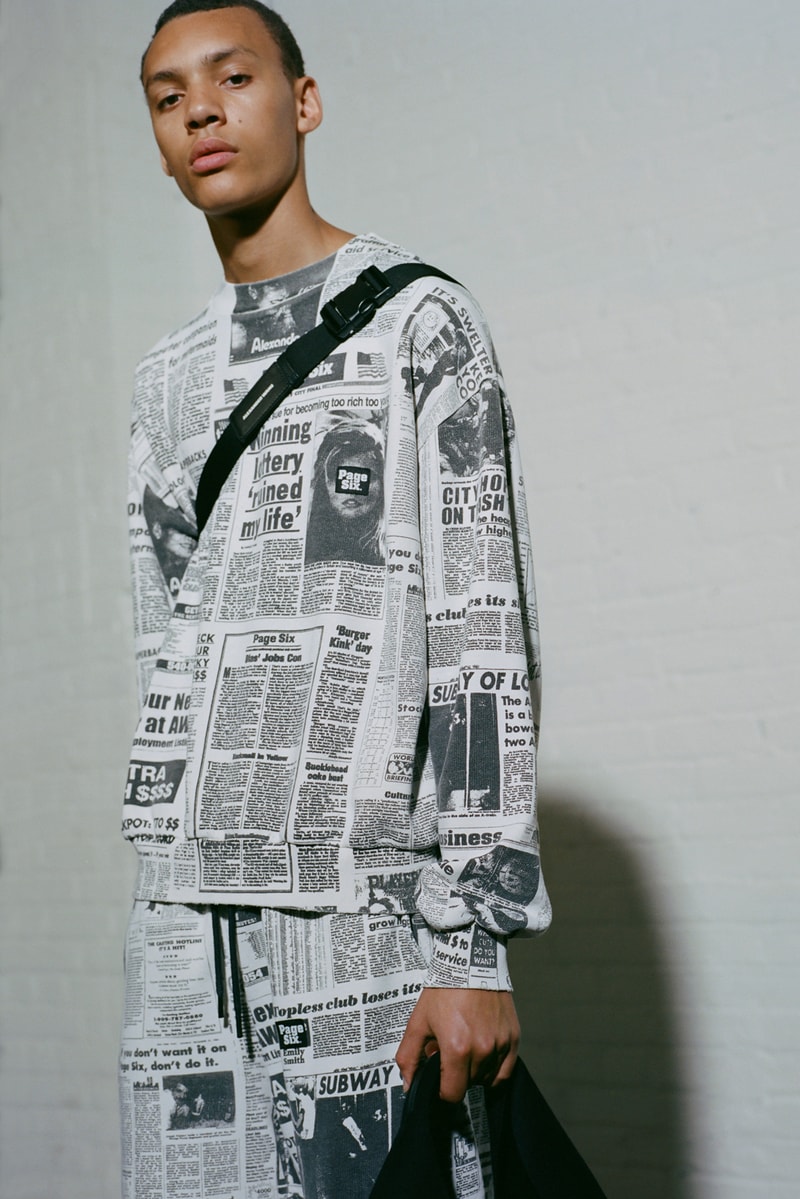 Alexander Wang Page Six 2018 Spring Summer Collection Lookbook The New York Post Collaboration January Release Date Info