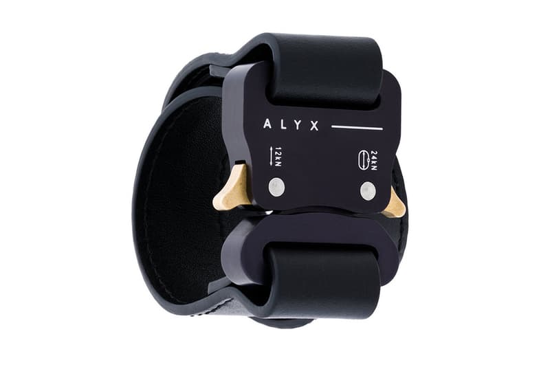 ALYX Buckled Bracelet black fashion accessories