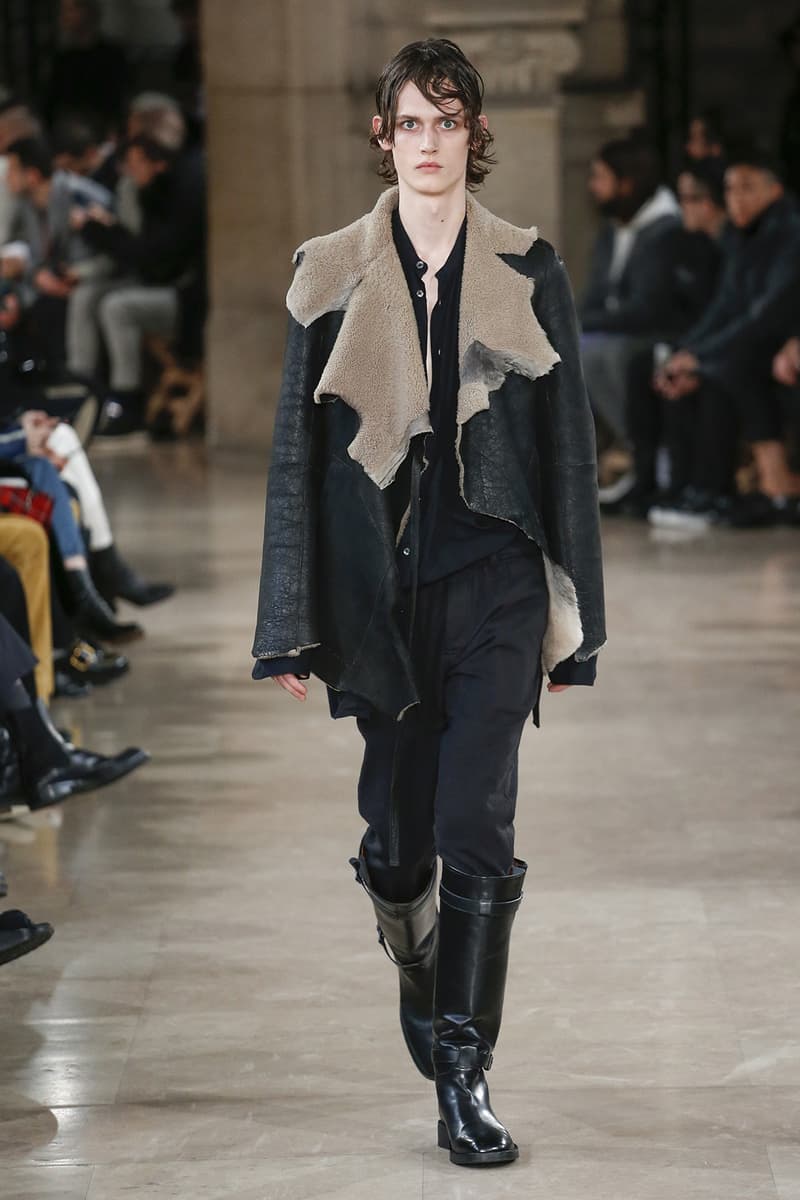 Ann Demeulemeester 2018 Fall Winter Collection paris fashion week mens runway pfw pfwm