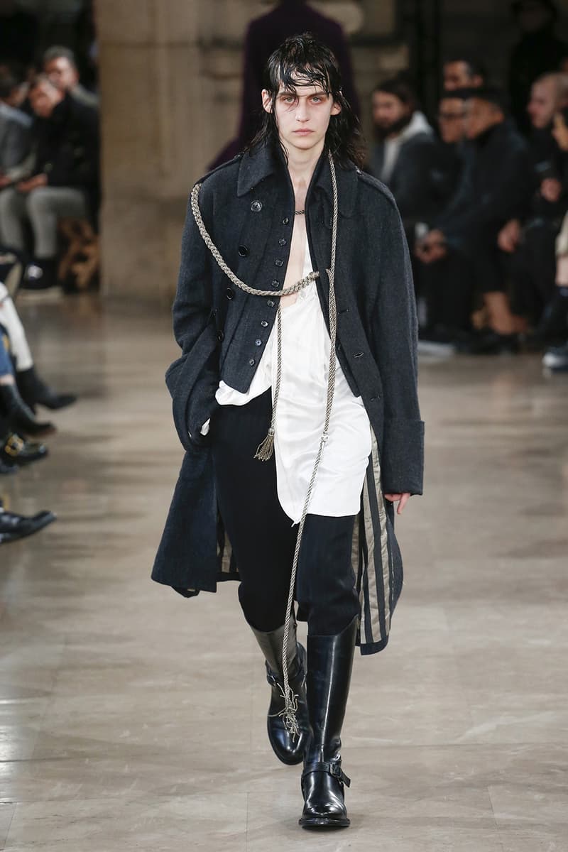 Ann Demeulemeester 2018 Fall Winter Collection paris fashion week mens runway pfw pfwm