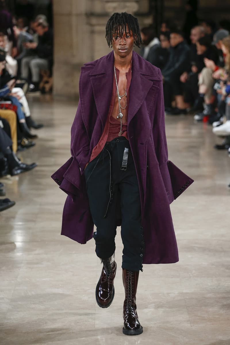 Ann Demeulemeester 2018 Fall Winter Collection paris fashion week mens runway pfw pfwm