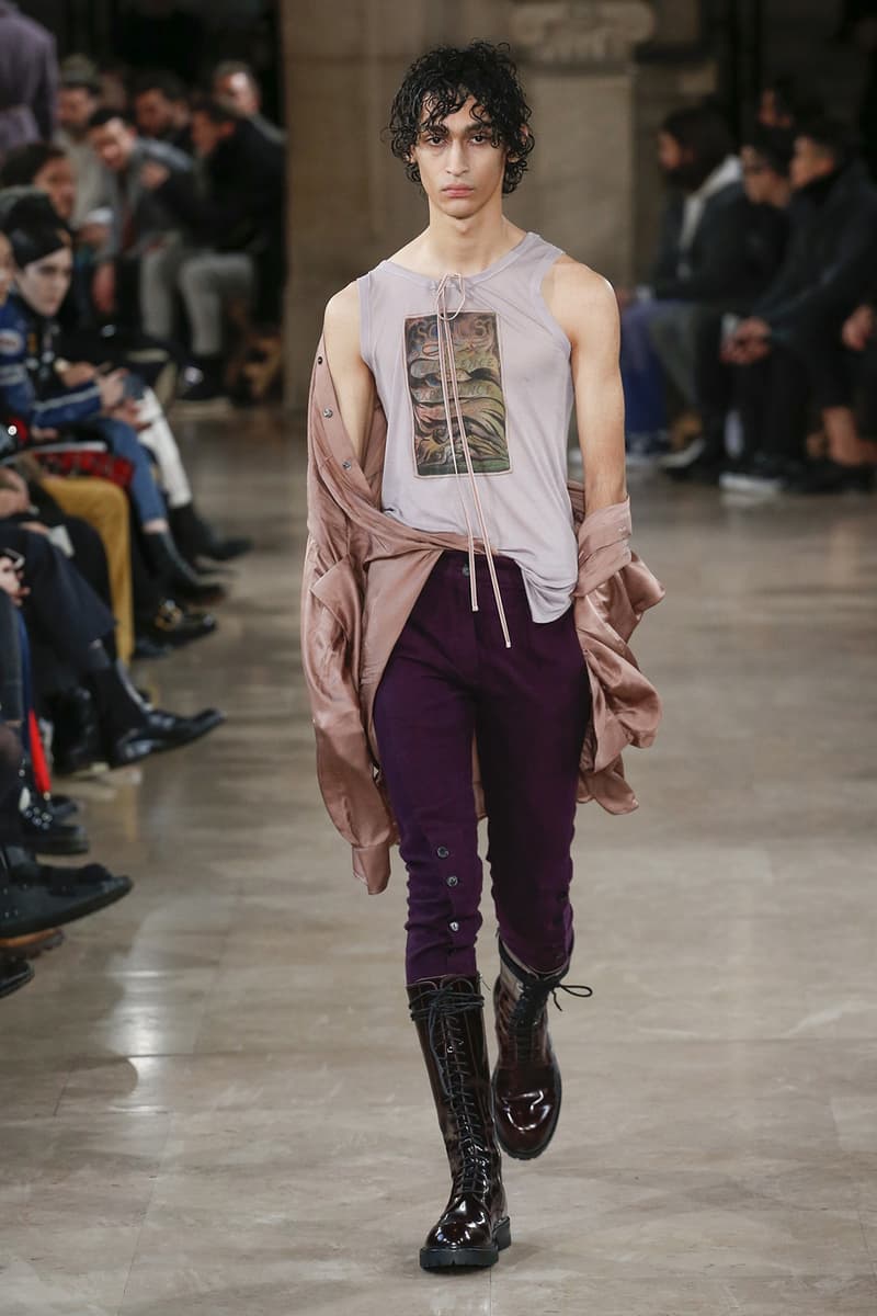 Ann Demeulemeester 2018 Fall Winter Collection paris fashion week mens runway pfw pfwm