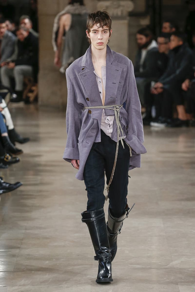 Ann Demeulemeester 2018 Fall Winter Collection paris fashion week mens runway pfw pfwm