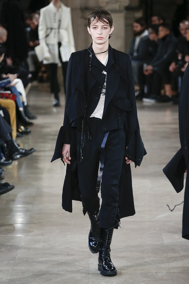 Ann Demeulemeester 2018 Fall Winter Collection paris fashion week mens runway pfw pfwm