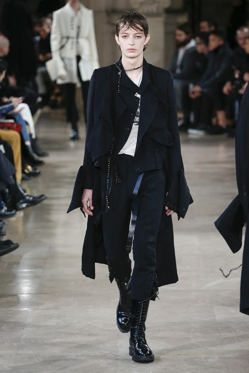 Ann Demeulemeester 2018 Fall Winter Collection paris fashion week mens runway pfw pfwm