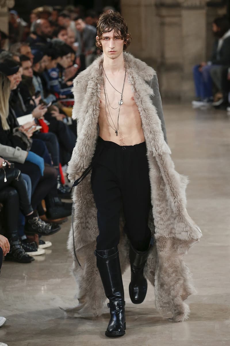 Ann Demeulemeester 2018 Fall Winter Collection paris fashion week mens runway pfw pfwm