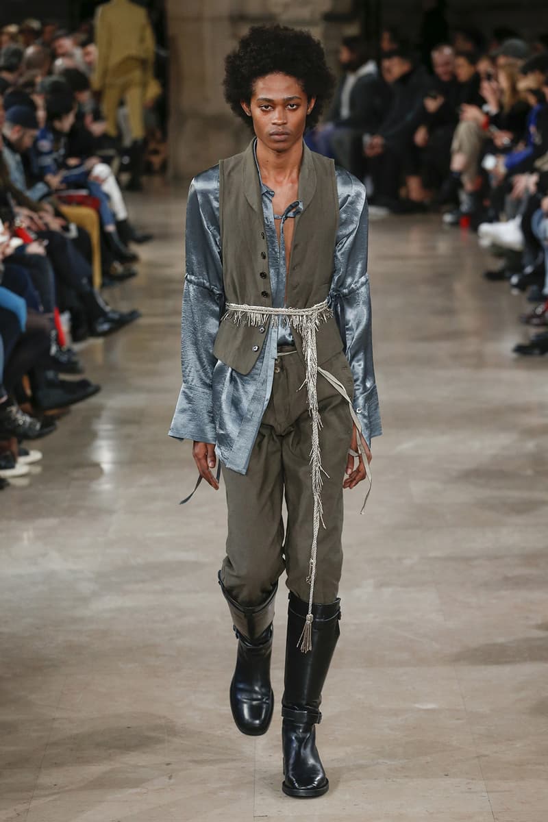 Ann Demeulemeester 2018 Fall Winter Collection paris fashion week mens runway pfw pfwm