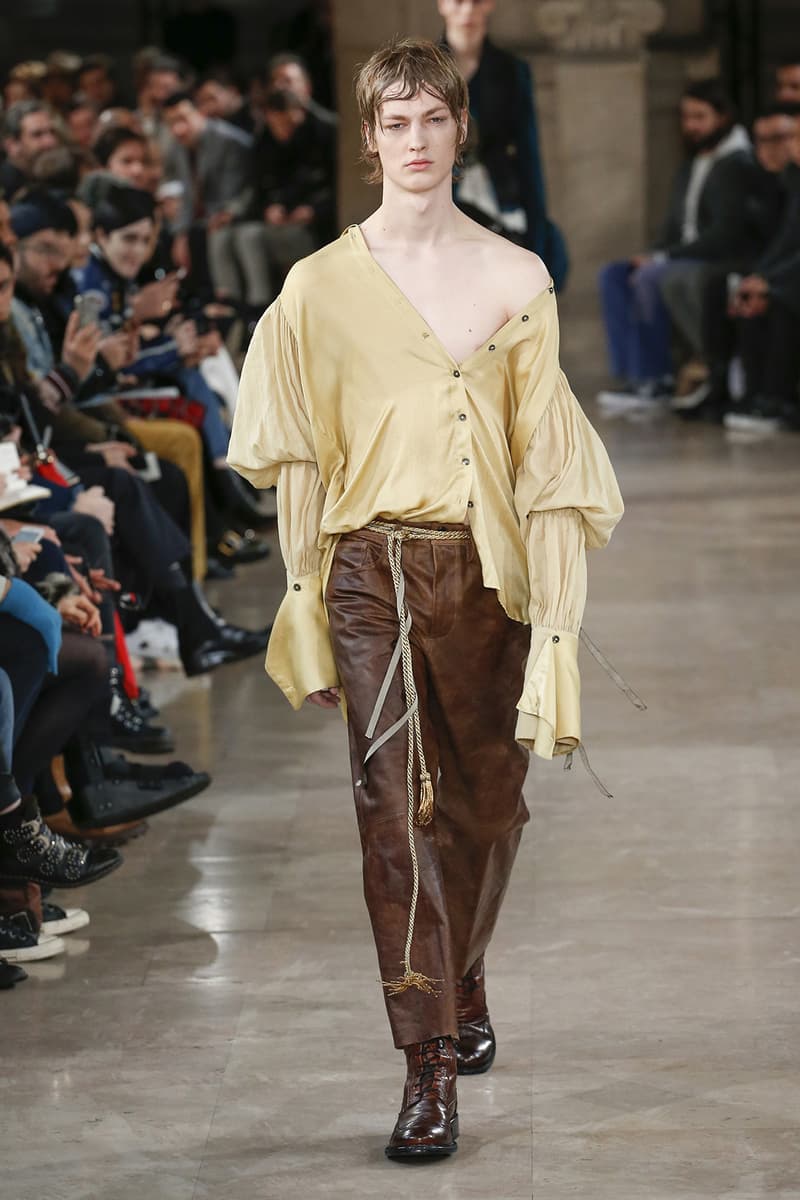 Ann Demeulemeester 2018 Fall Winter Collection paris fashion week mens runway pfw pfwm