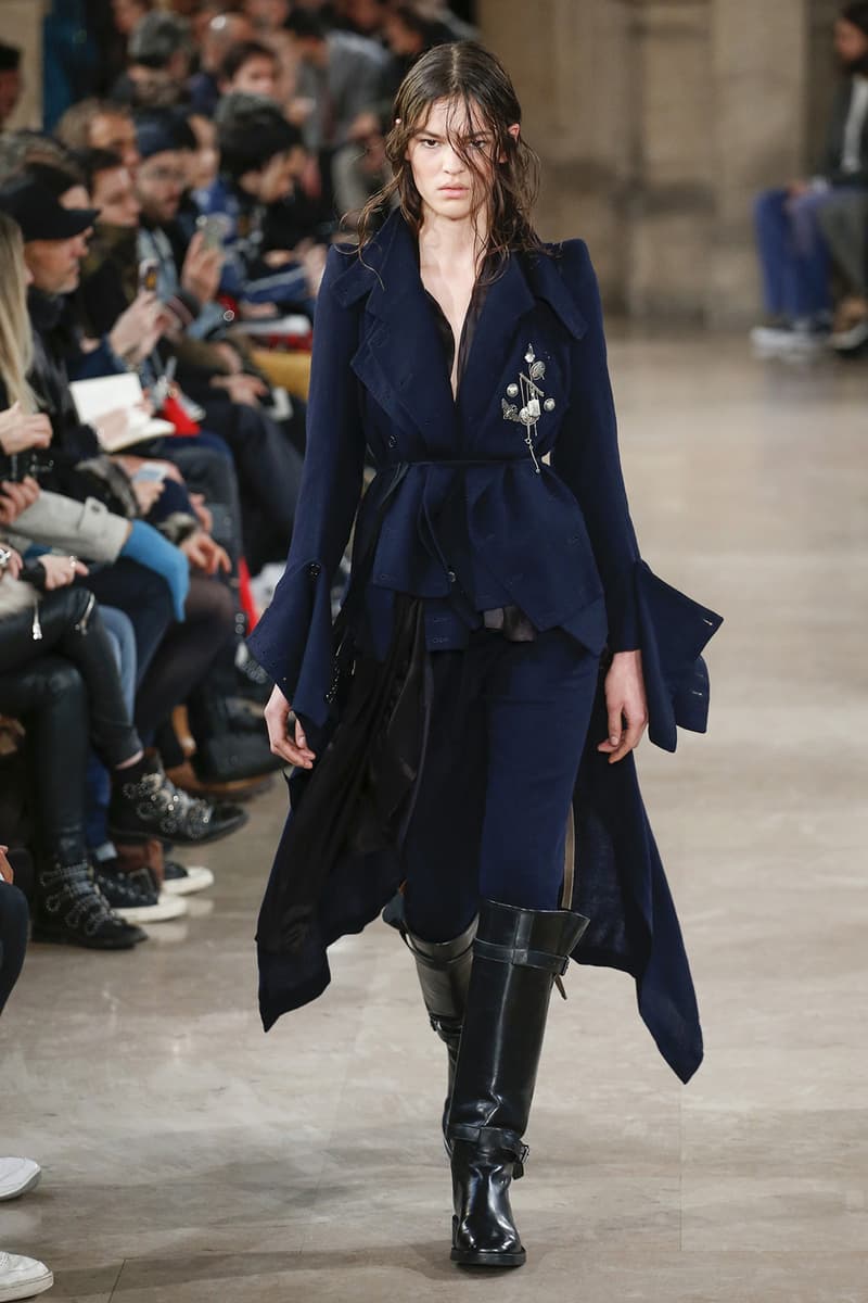 Ann Demeulemeester 2018 Fall Winter Collection paris fashion week mens runway pfw pfwm