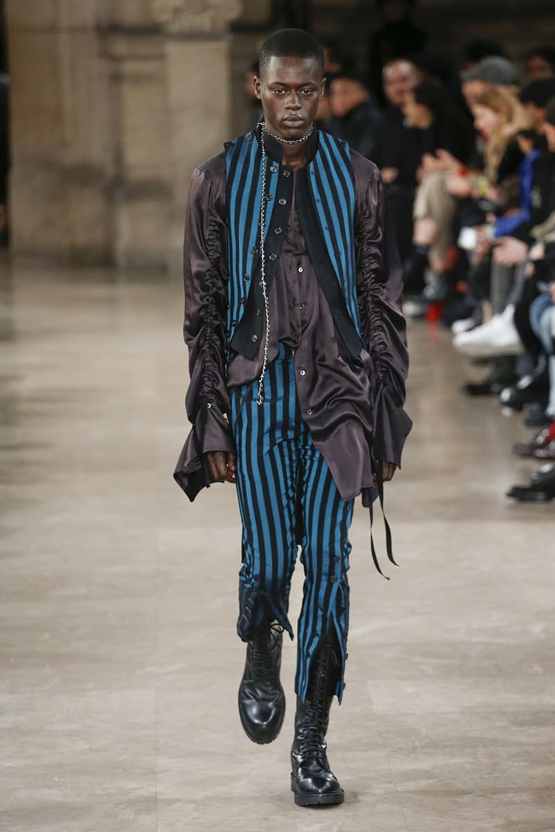 Ann Demeulemeester 2018 Fall Winter Collection paris fashion week mens runway pfw pfwm