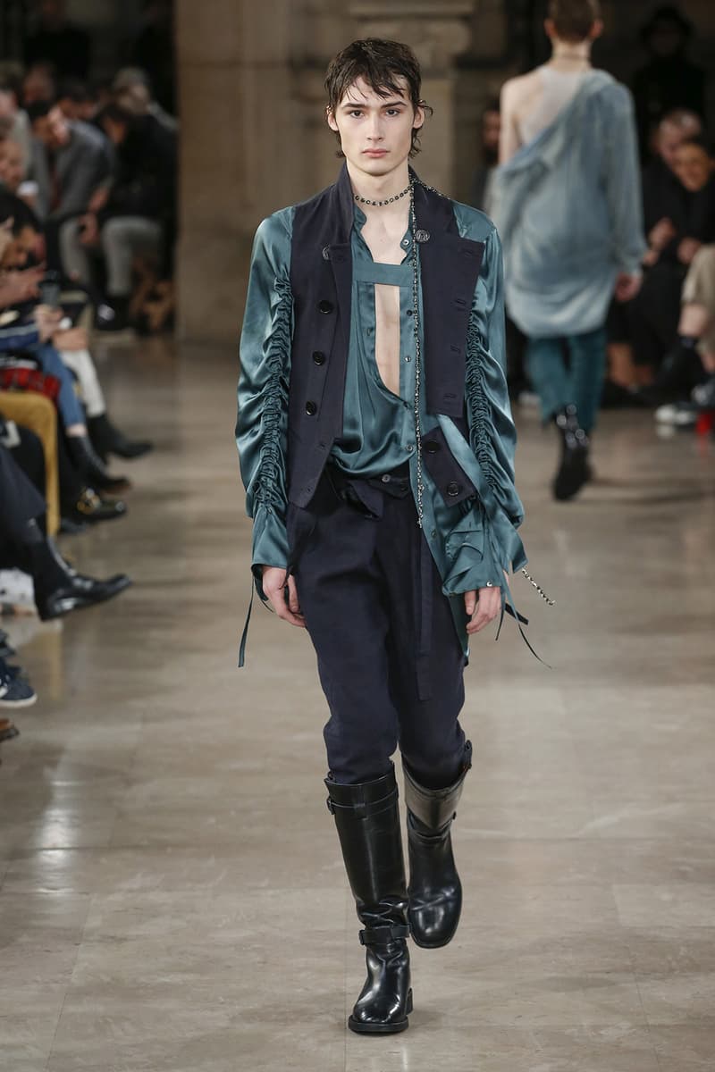 Ann Demeulemeester 2018 Fall Winter Collection paris fashion week mens runway pfw pfwm