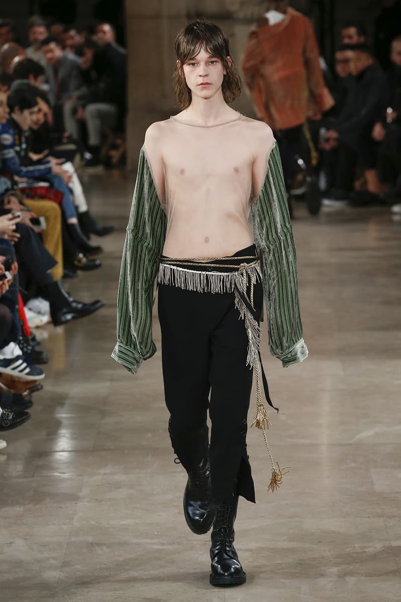Ann Demeulemeester 2018 Fall Winter Collection paris fashion week mens runway pfw pfwm