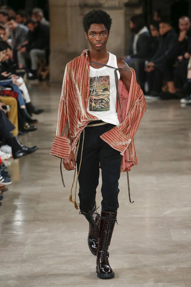 Ann Demeulemeester 2018 Fall Winter Collection paris fashion week mens runway pfw pfwm