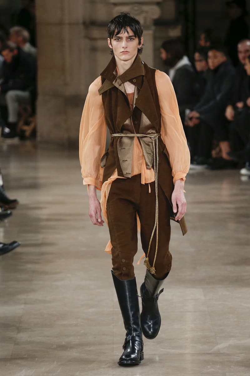 Ann Demeulemeester 2018 Fall Winter Collection paris fashion week mens runway pfw pfwm