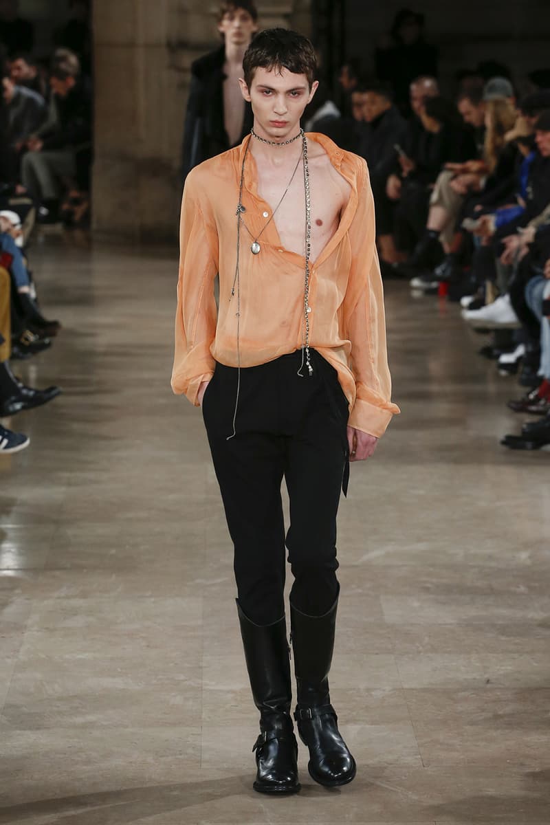 Ann Demeulemeester 2018 Fall Winter Collection paris fashion week mens runway pfw pfwm