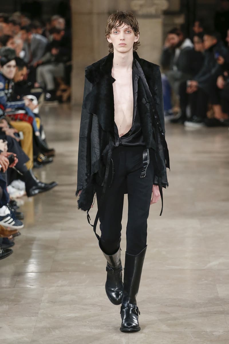 Ann Demeulemeester 2018 Fall Winter Collection paris fashion week mens runway pfw pfwm