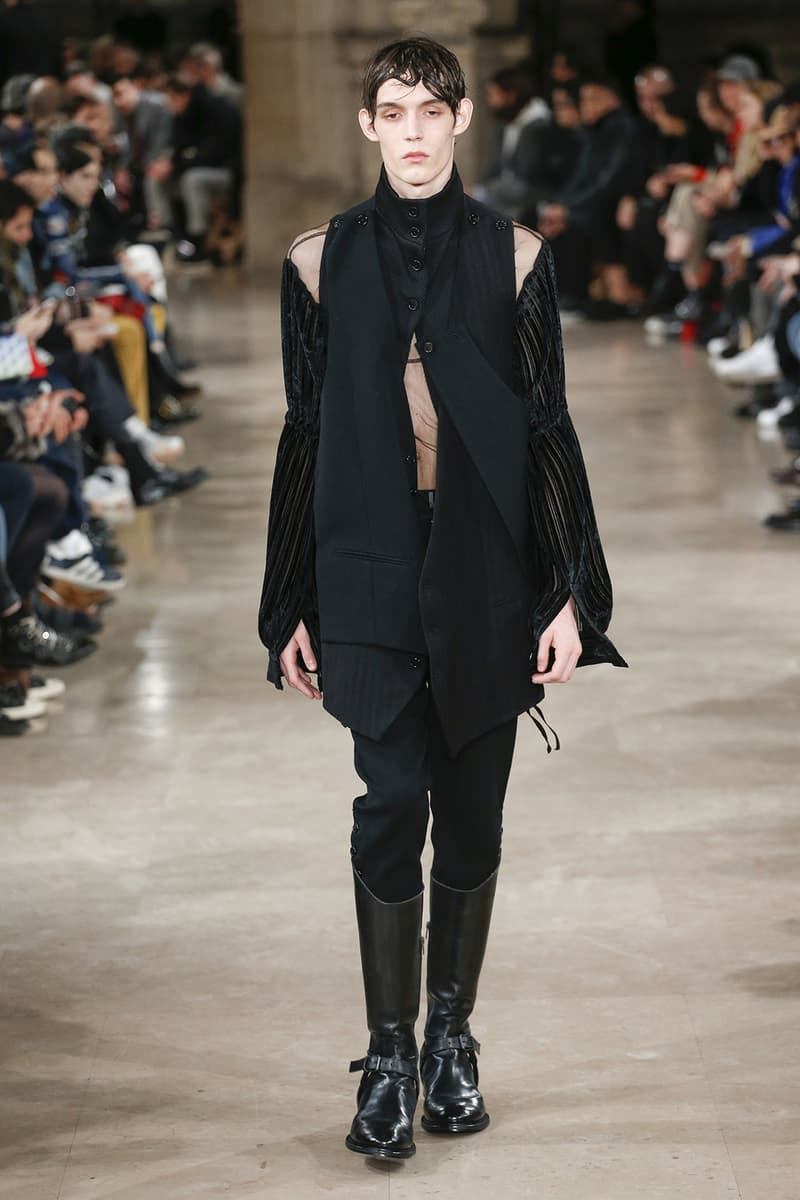 Ann Demeulemeester 2018 Fall Winter Collection paris fashion week mens runway pfw pfwm