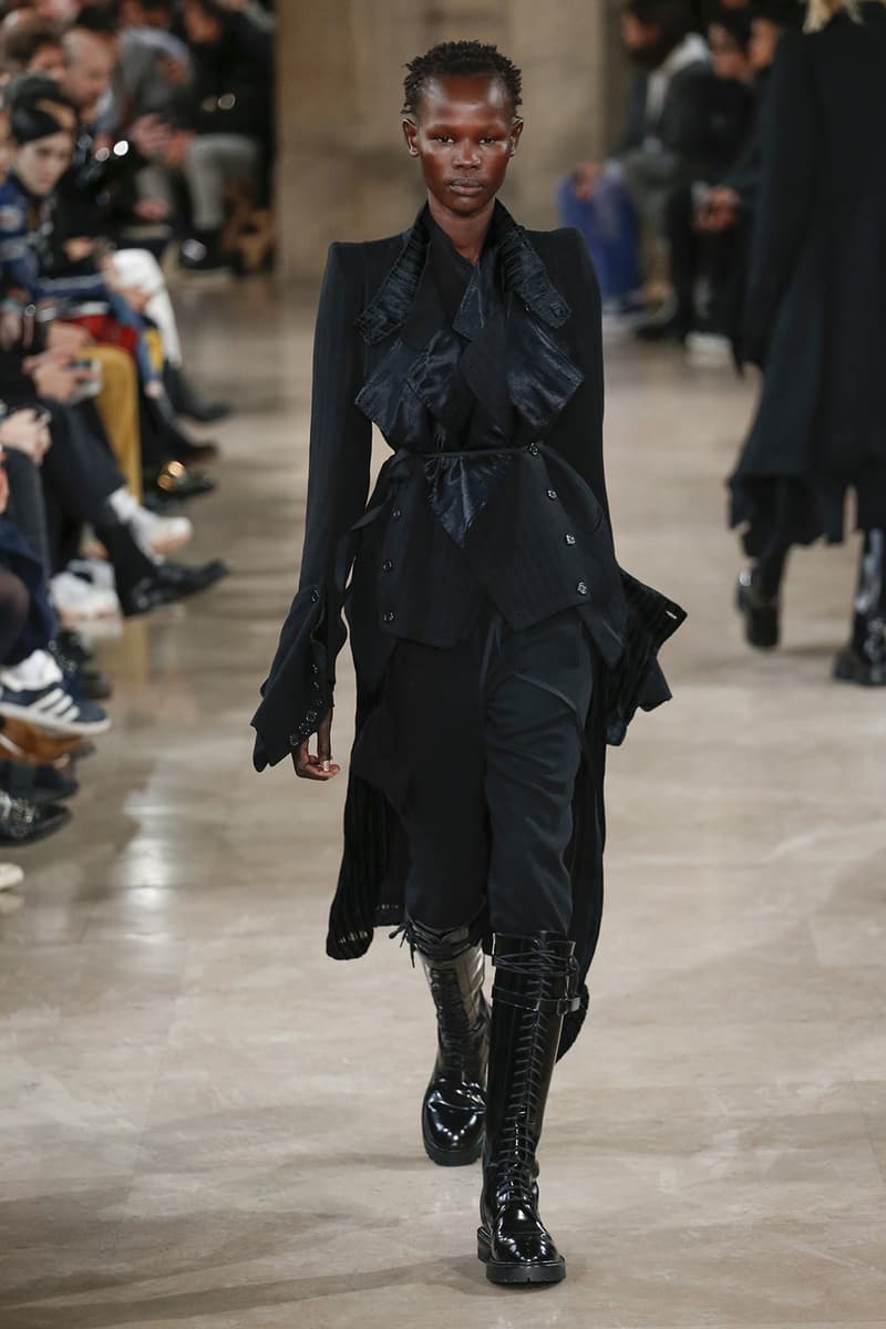 Ann Demeulemeester 2018 Fall Winter Collection paris fashion week mens runway pfw pfwm