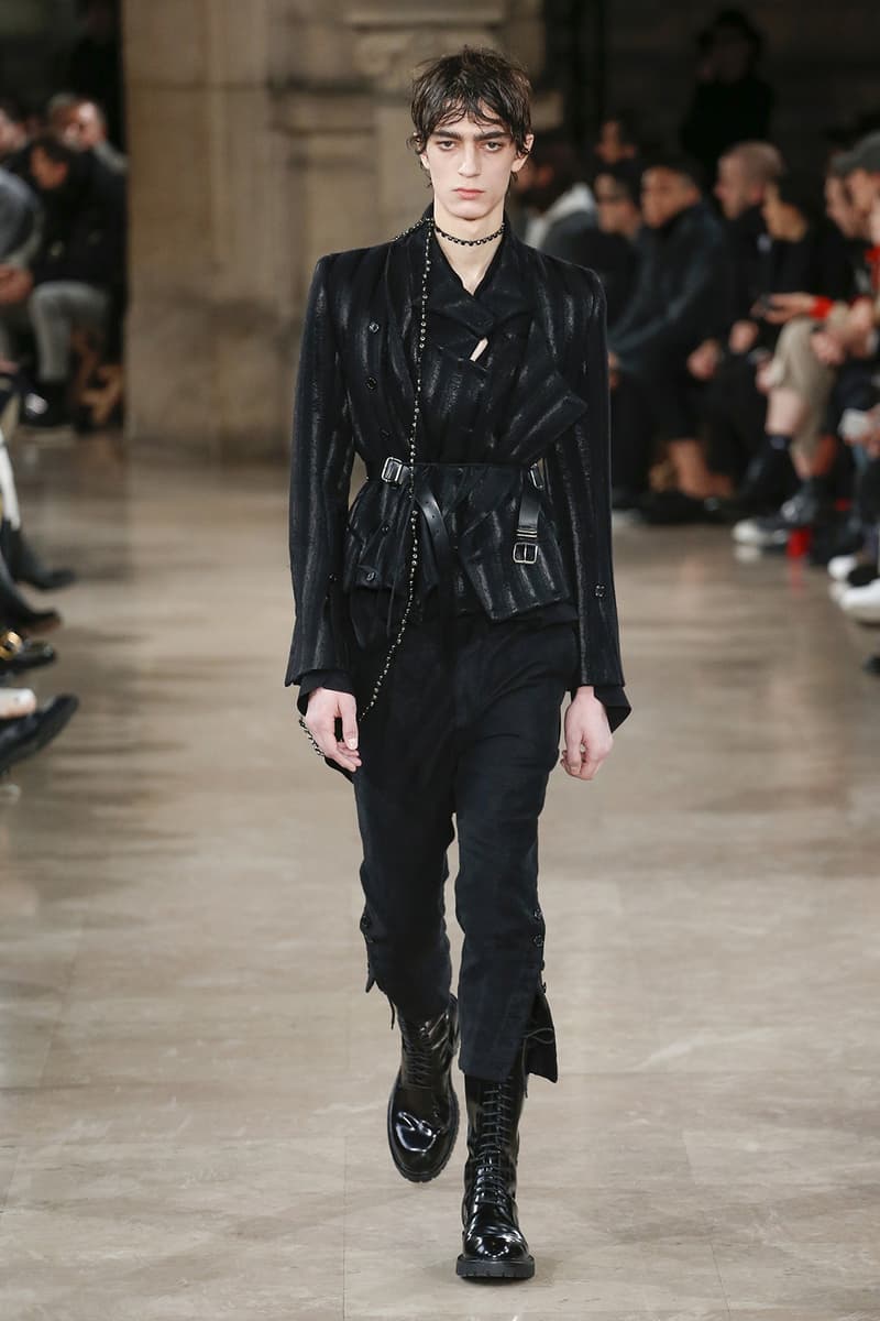 Ann Demeulemeester 2018 Fall Winter Collection paris fashion week mens runway pfw pfwm