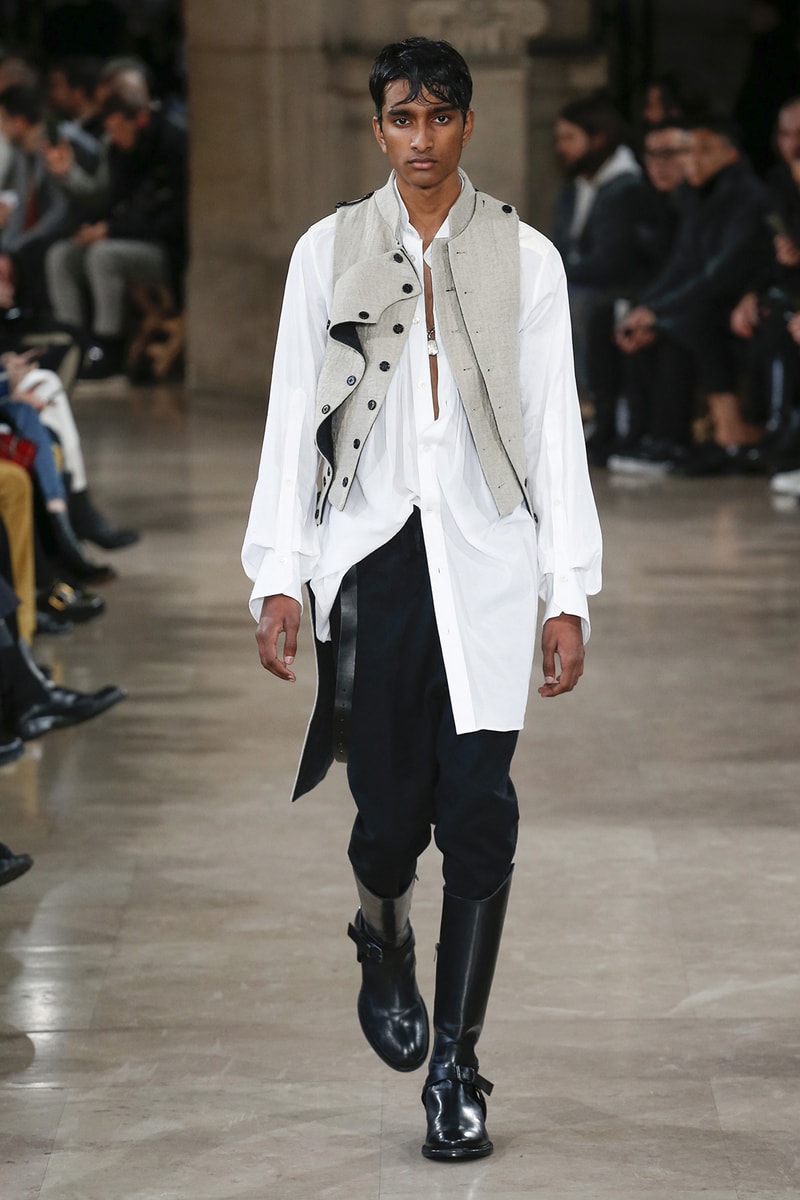 Ann Demeulemeester 2018 Fall Winter Collection paris fashion week mens runway pfw pfwm