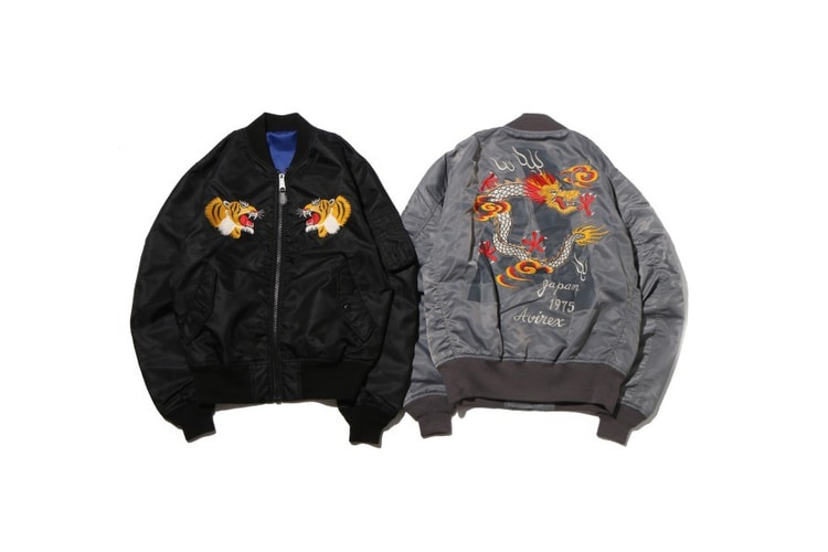 atmos LAB & Avirex Team Up for Sukajan-Inspired MA-1 Jackets