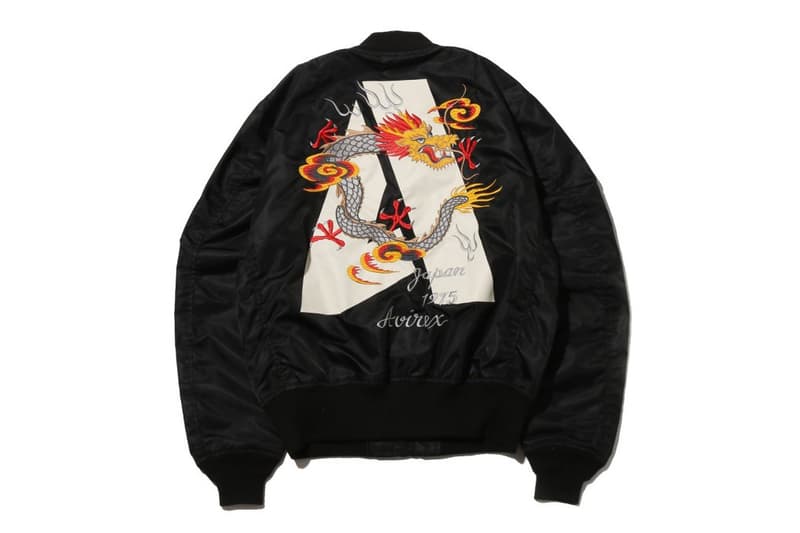 atmos Lab x Avirex Suka MA-1 Jacket Collaboration