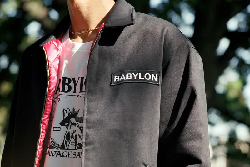 Babylon LA Winter 2018 Cut & Sew Work Jackets Cargo Pants Graphic Tees Skatewear Skateboarding Garrett Stevenson