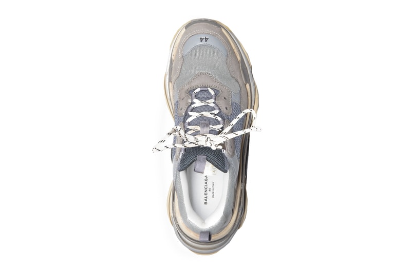 Balenciaga Triple S Sneaker Distressed Grey Restock