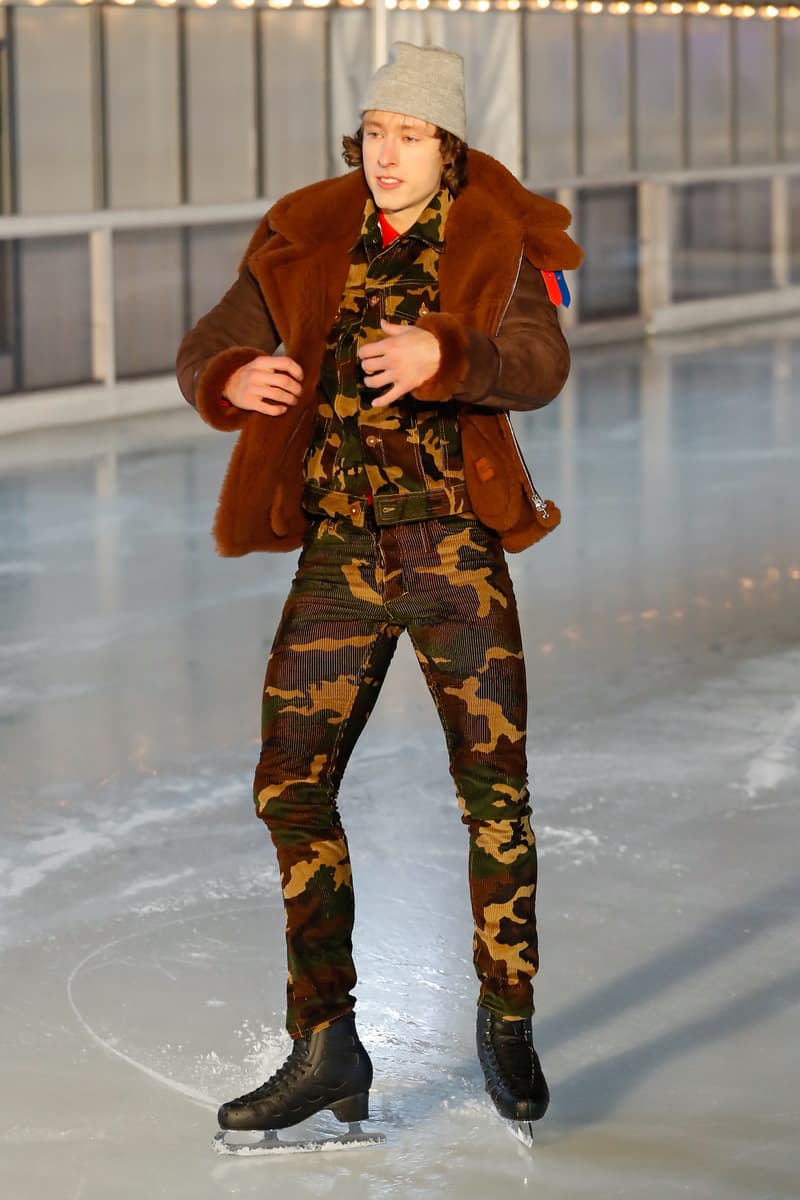 Band of Outsiders 2018 Fall Winter Collection Runway Ice Skating Rink london fashion week london fashion week mens lfwm