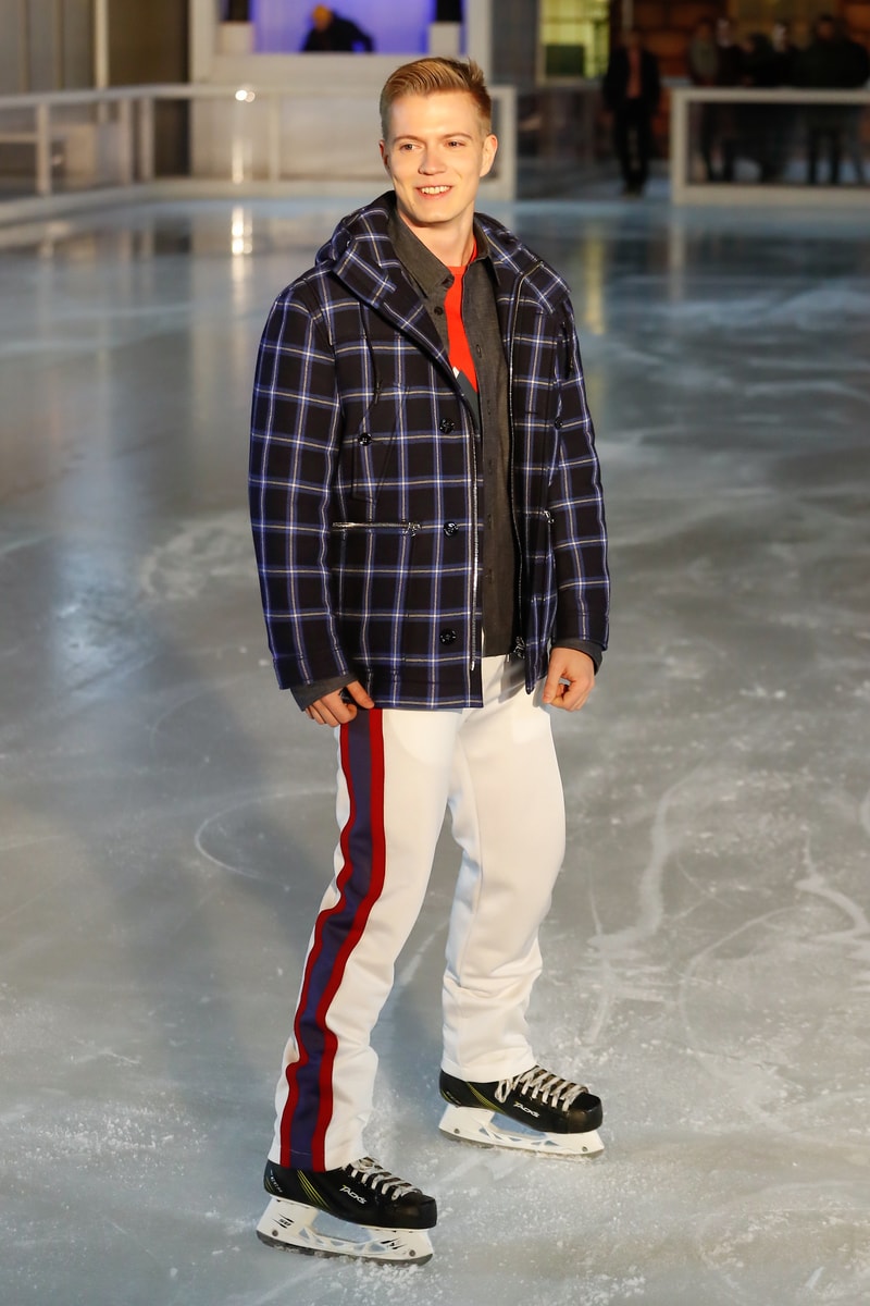 Band of Outsiders 2018 Fall Winter Collection Runway Ice Skating Rink london fashion week london fashion week mens lfwm