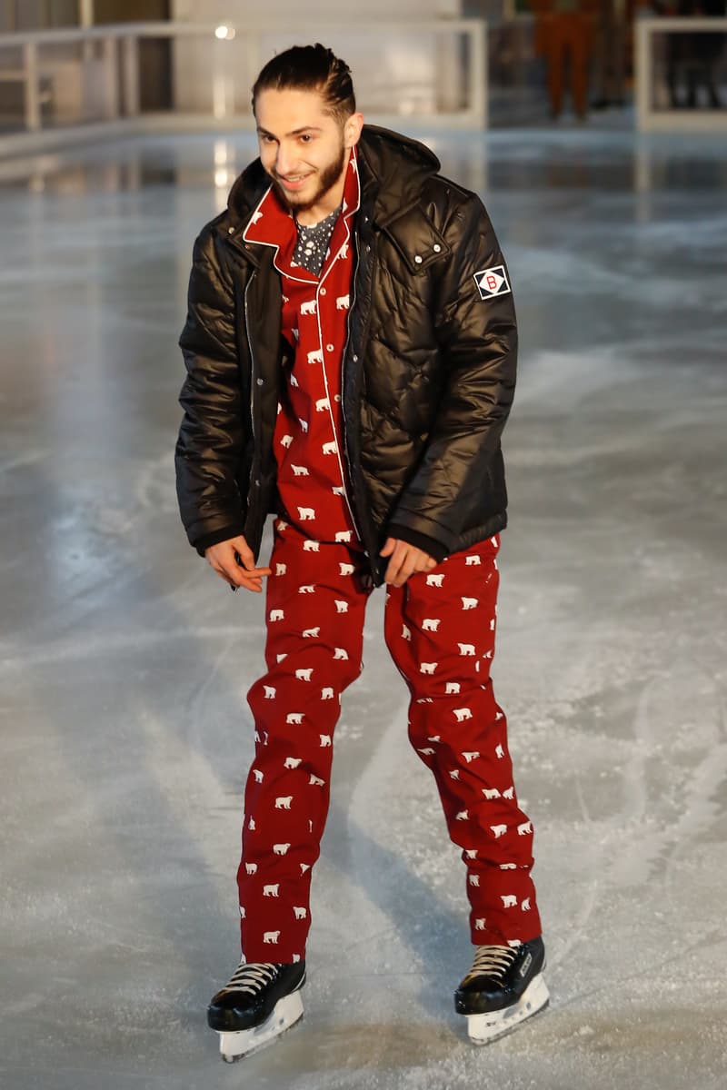 Band of Outsiders 2018 Fall Winter Collection Runway Ice Skating Rink london fashion week london fashion week mens lfwm