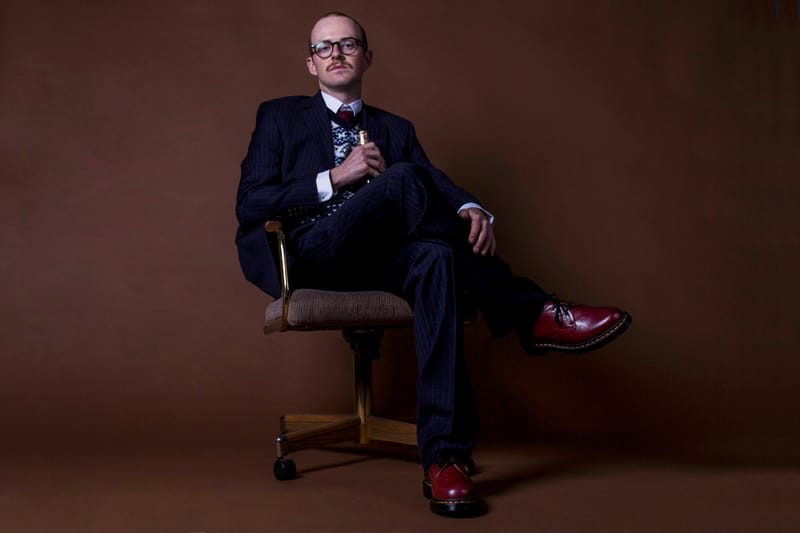 doc martens with suit