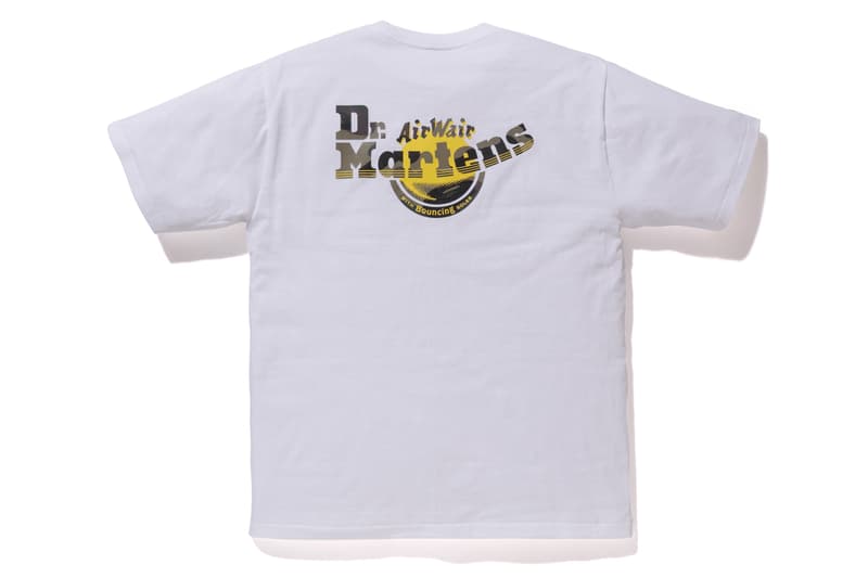 BAPE A Bathing Ape Dr. Martens leather shoes eight eye boot three eye shoes tee shirt totes camo ape head