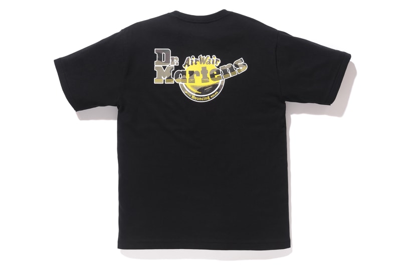 BAPE A Bathing Ape Dr. Martens leather shoes eight eye boot three eye shoes tee shirt totes camo ape head