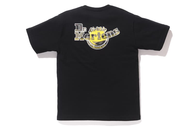 BAPE A Bathing Ape Dr. Martens leather shoes eight eye boot three eye shoes tee shirt totes camo ape head