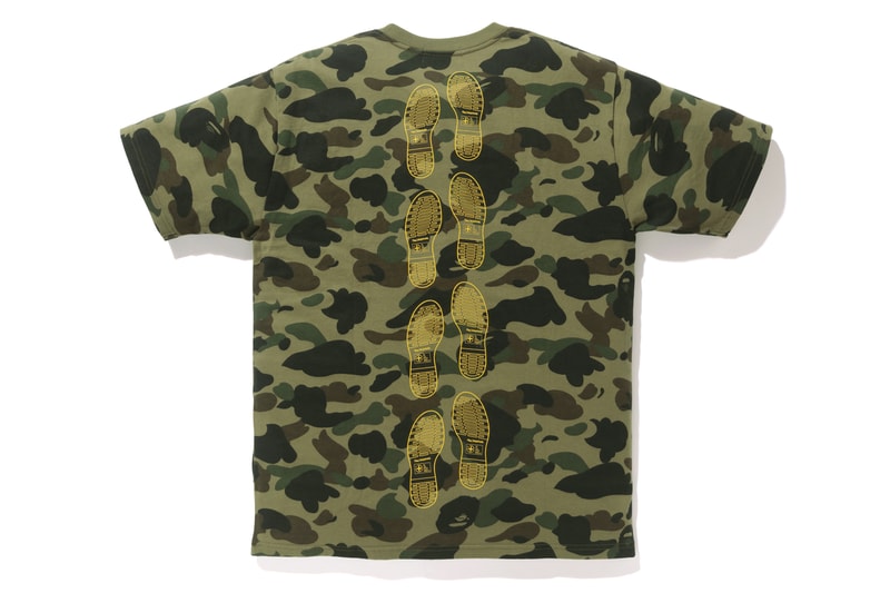 BAPE A Bathing Ape Dr. Martens leather shoes eight eye boot three eye shoes tee shirt totes camo ape head