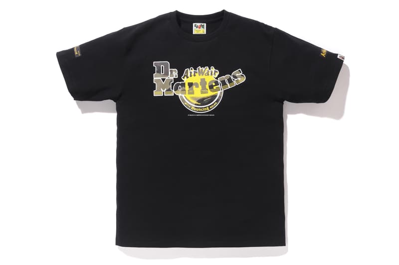 BAPE A Bathing Ape Dr. Martens leather shoes eight eye boot three eye shoes tee shirt totes camo ape head